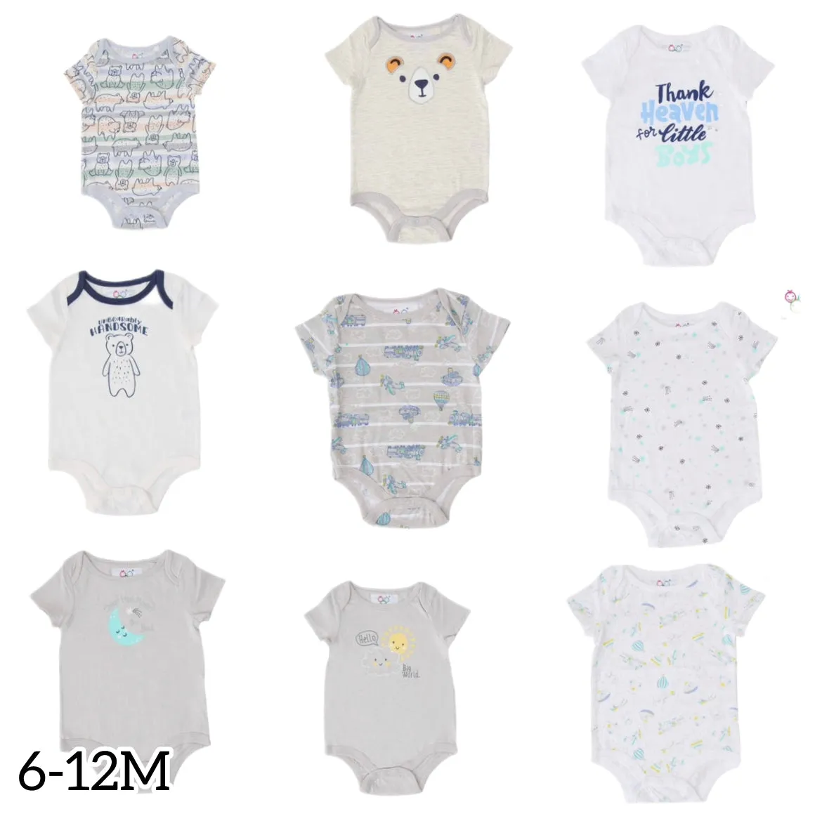 Bodysuit - 9 Pack - Knit