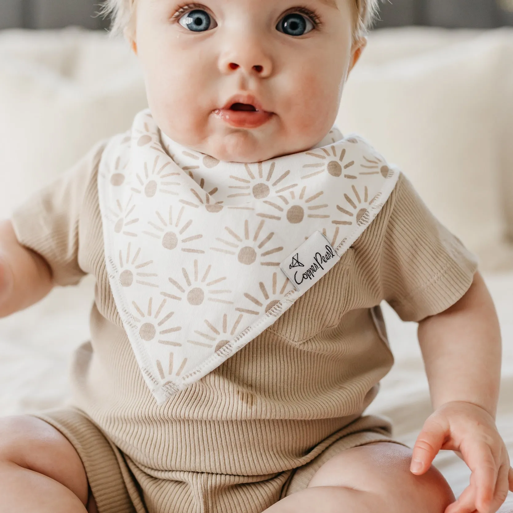Copper Pearl Baby Bandana Bibs | Bliss