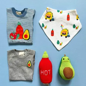 Organic Baby Gift Set, Avocado Bundle of 5